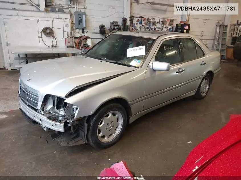 1999 Mercedes-Benz C 230 Kompressor VIN: WDBHA24G5XA711781 Lot: 42251909