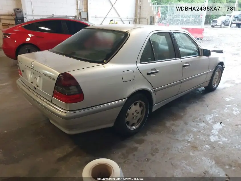 1999 Mercedes-Benz C 230 Kompressor VIN: WDBHA24G5XA711781 Lot: 42251909