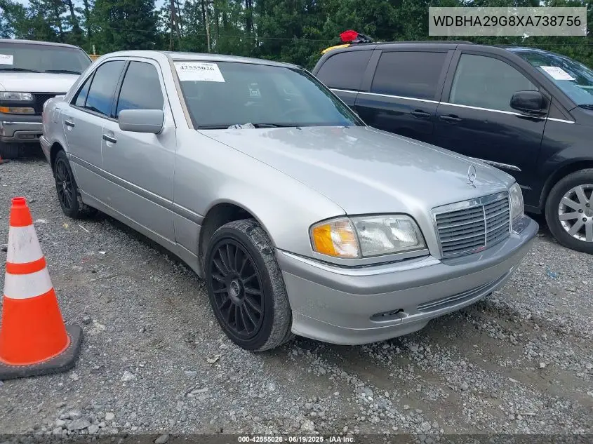 1999 Mercedes-Benz C 280 VIN: WDBHA29G8XA738756 Lot: 42555026