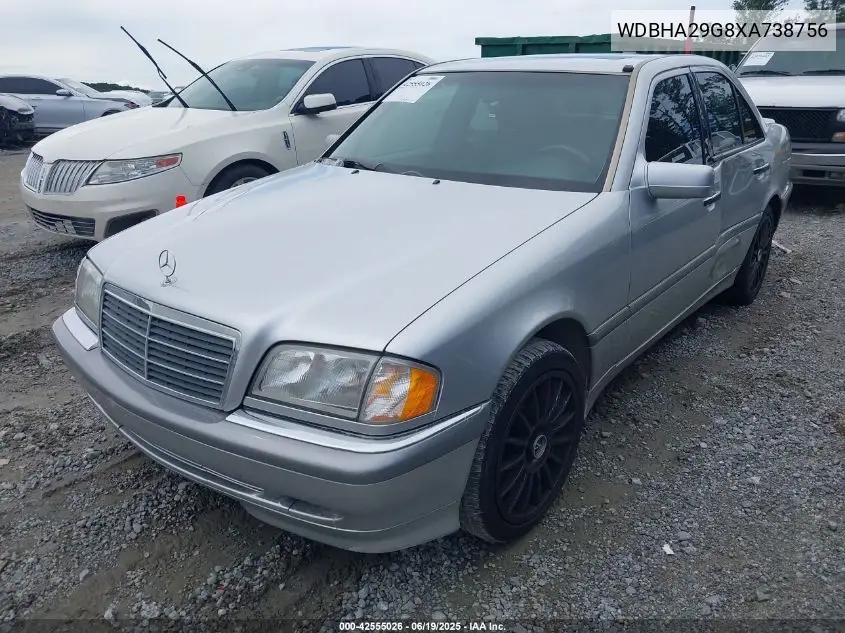 1999 Mercedes-Benz C 280 VIN: WDBHA29G8XA738756 Lot: 42555026