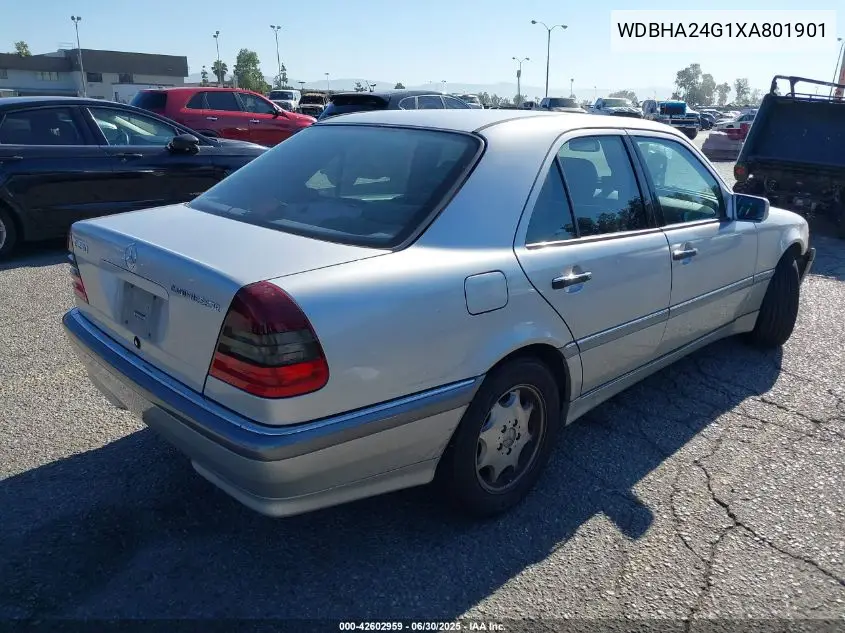 1999 Mercedes-Benz C 230 Kompressor VIN: WDBHA24G1XA801901 Lot: 42602959