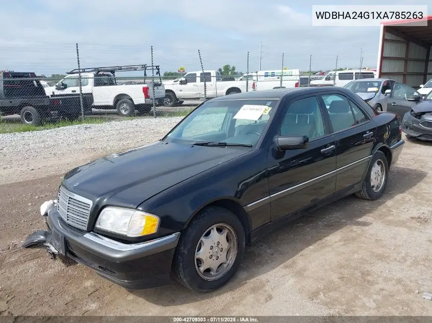 1999 Mercedes-Benz C 230 Kompressor VIN: WDBHA24G1XA785263 Lot: 42709303