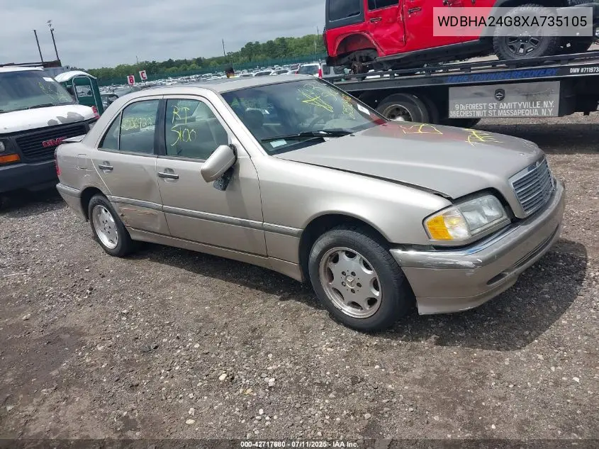 1999 Mercedes-Benz C 230 Kompressor VIN: WDBHA24G8XA735105 Lot: 42717680