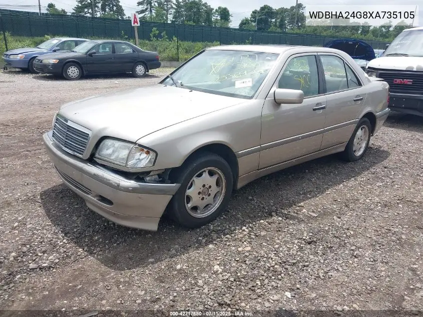 1999 Mercedes-Benz C 230 Kompressor VIN: WDBHA24G8XA735105 Lot: 42717680