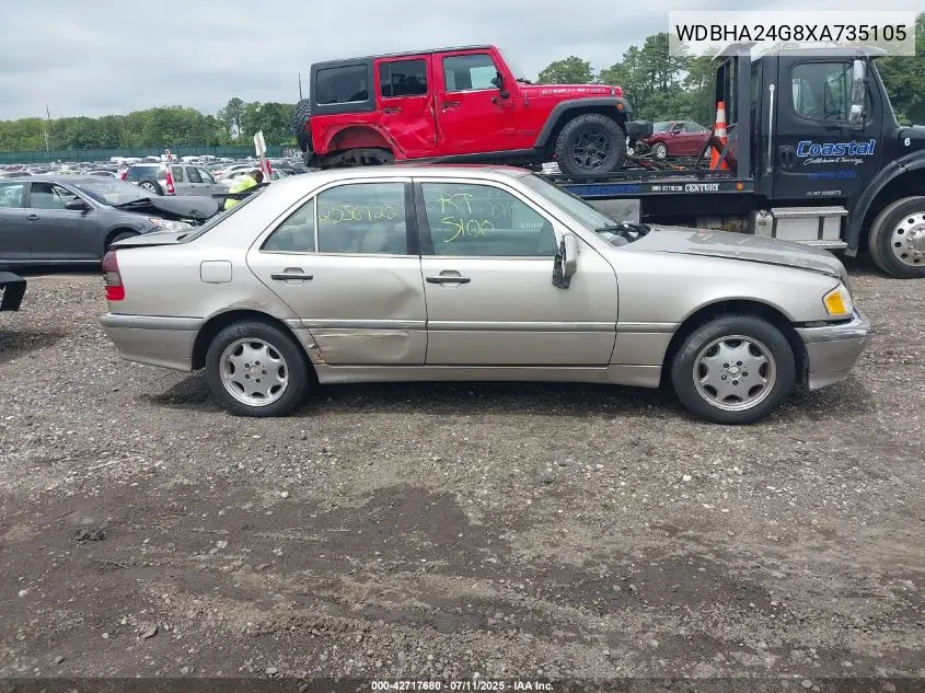 1999 Mercedes-Benz C 230 Kompressor VIN: WDBHA24G8XA735105 Lot: 42717680