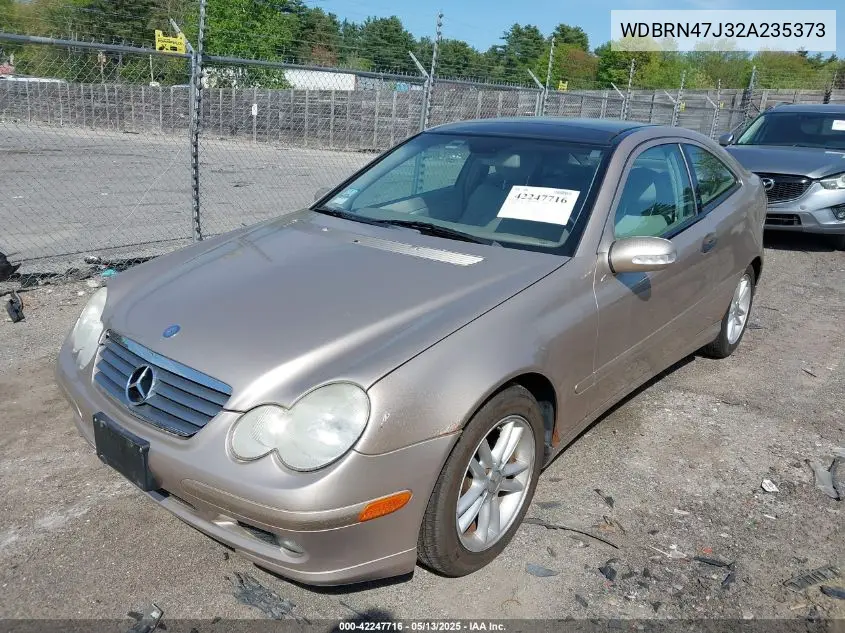 2002 Mercedes-Benz C 230 VIN: WDBRN47J32A235373 Lot: 42247716