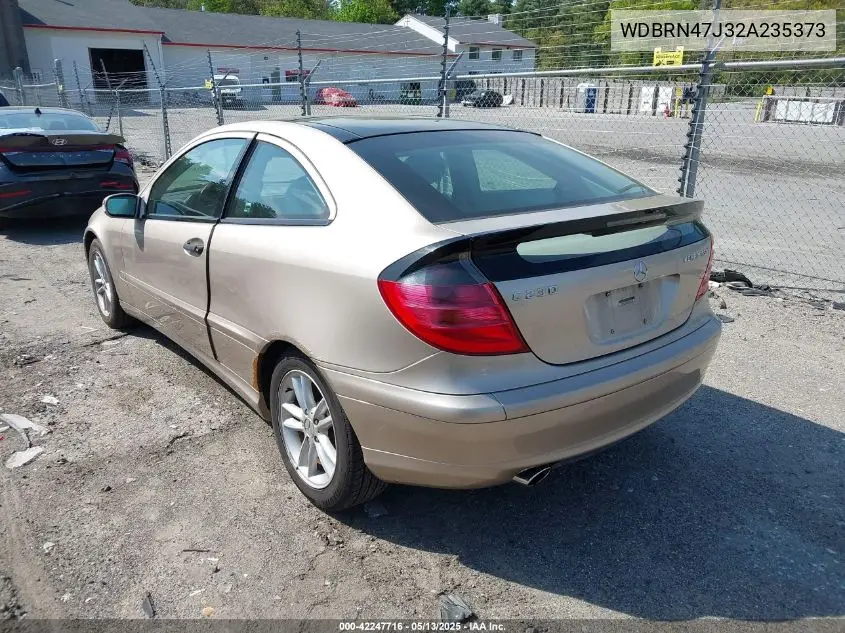 2002 Mercedes-Benz C 230 VIN: WDBRN47J32A235373 Lot: 42247716