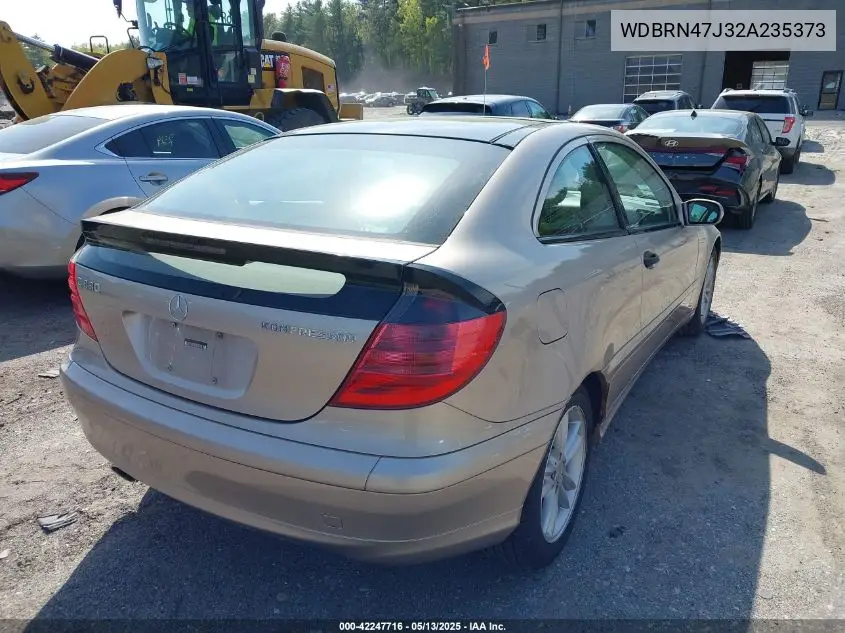 2002 Mercedes-Benz C 230 VIN: WDBRN47J32A235373 Lot: 42247716