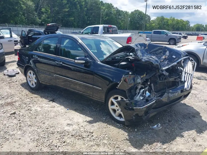 2002 Mercedes-Benz C 240 VIN: WDBRF61J52F281582 Lot: 42498015