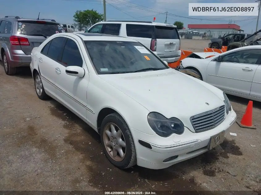 2002 Mercedes-Benz C 240 VIN: WDBRF61J62E008897 Lot: 42598695