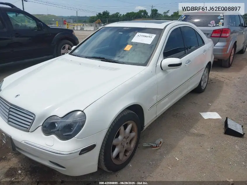 2002 Mercedes-Benz C 240 VIN: WDBRF61J62E008897 Lot: 42598695