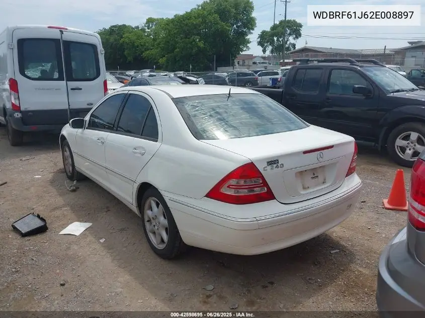 2002 Mercedes-Benz C 240 VIN: WDBRF61J62E008897 Lot: 42598695