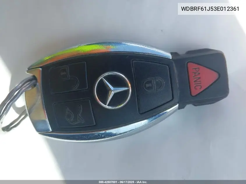 2003 Mercedes-Benz C 240 VIN: WDBRF61J53E012361 Lot: 42507001