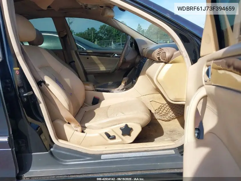 2003 Mercedes-Benz C 240 VIN: WDBRF61J73F394659 Lot: 42534142