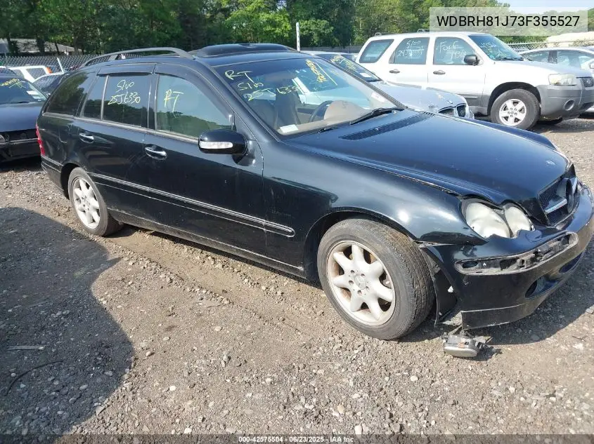 2003 Mercedes-Benz C 240 VIN: WDBRH81J73F355527 Lot: 42575504