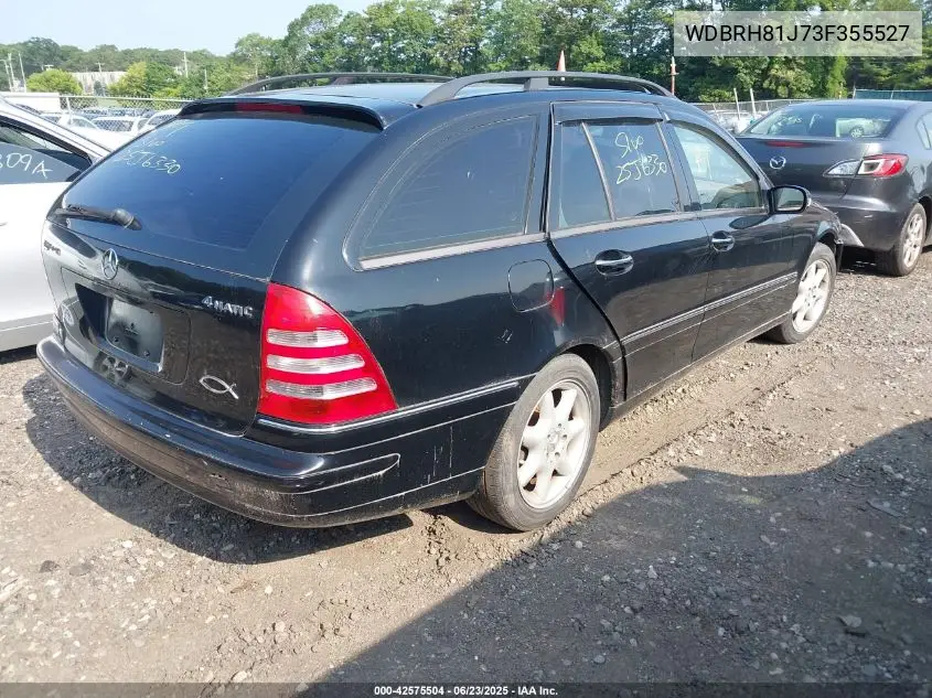 2003 Mercedes-Benz C 240 VIN: WDBRH81J73F355527 Lot: 42575504