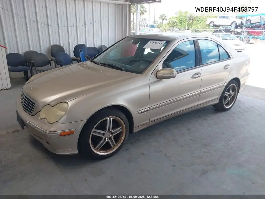 2004 Mercedes-Benz C 230 Kompressor Sport/Sport VIN: WDBRF40J94F453797 Lot: 42192749