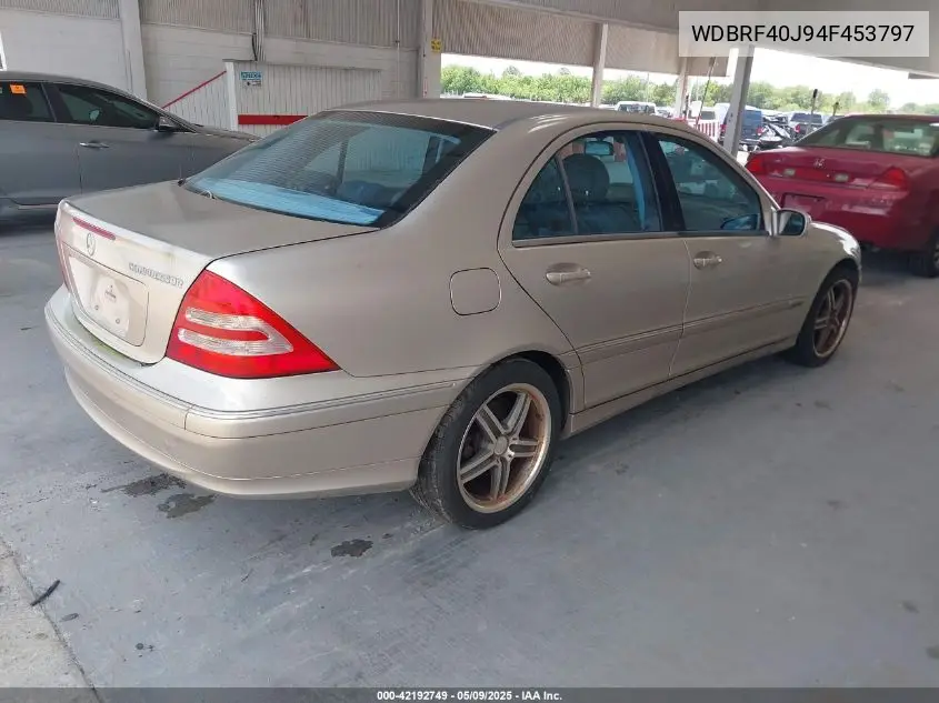 2004 Mercedes-Benz C 230 Kompressor Sport/Sport VIN: WDBRF40J94F453797 Lot: 42192749