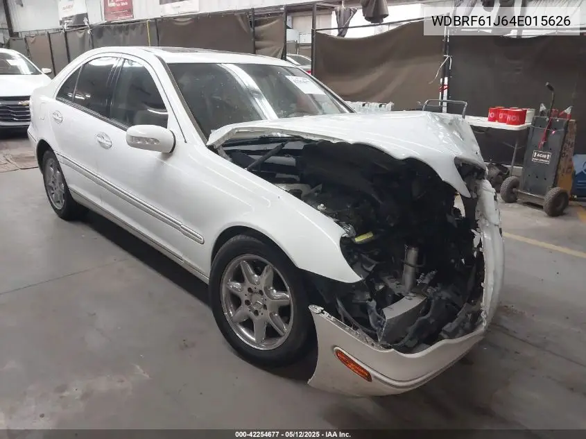 2004 Mercedes-Benz C 240 VIN: WDBRF61J64E015626 Lot: 42254677