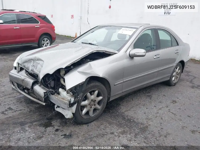 2005 Mercedes-Benz C 240 Luxury 4Matic VIN: WDBRF81J25F609153 Lot: 41582984