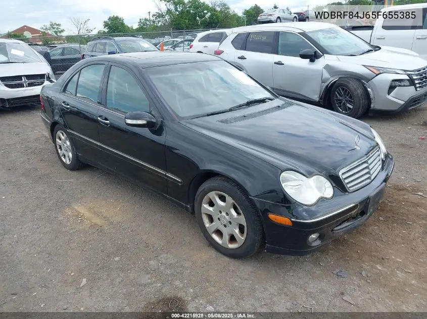 2005 Mercedes-Benz C 320 Luxury 4Matic VIN: WDBRF84J65F655385 Lot: 42215928