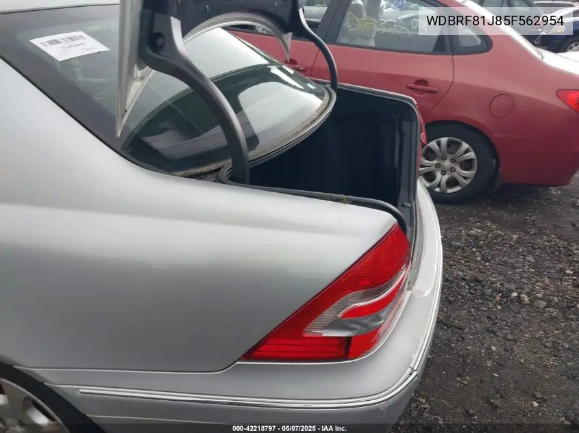 2005 Mercedes-Benz C 240 Luxury 4Matic VIN: WDBRF81J85F562954 Lot: 42218797