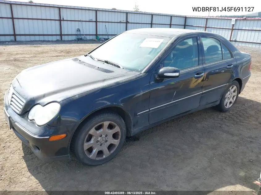 2005 Mercedes-Benz C 240 Luxury 4Matic VIN: WDBRF81J45F691127 Lot: 42493389