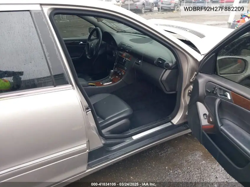 2007 Mercedes-Benz C 280 Luxury 4Matic VIN: WDBRF92H27F882209 Lot: 41834105