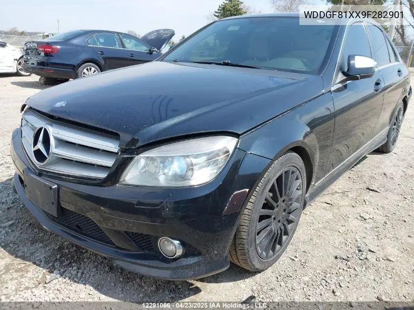 2009 Mercedes-Benz C 300 4Matic VIN: WDDGF81XX9F282901 Lot: 12291066