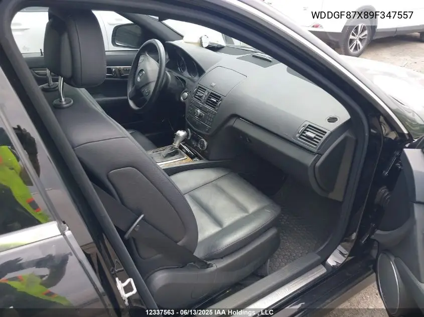 2009 Mercedes-Benz C 350 4Matic VIN: WDDGF87X89F347557 Lot: 12337563