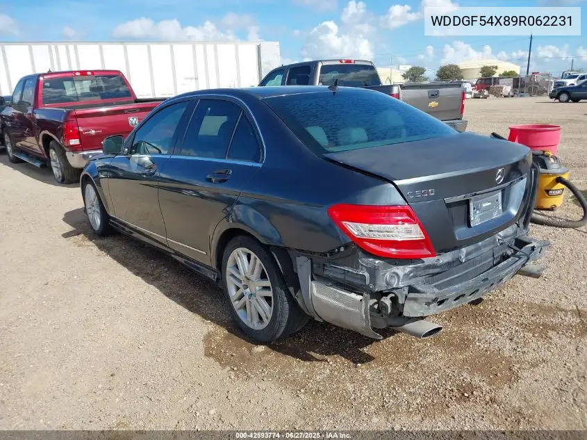 2009 Mercedes-Benz C 300 Luxury/Sport VIN: WDDGF54X89R062231 Lot: 42593774