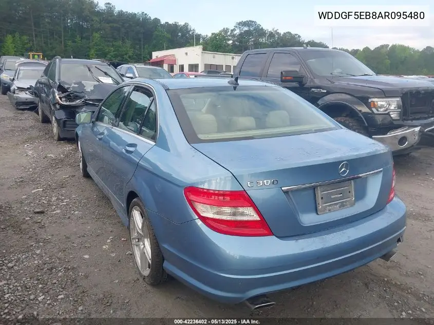 2010 Mercedes-Benz C 300 Luxury/Sport VIN: WDDGF5EB8AR095480 Lot: 42236402