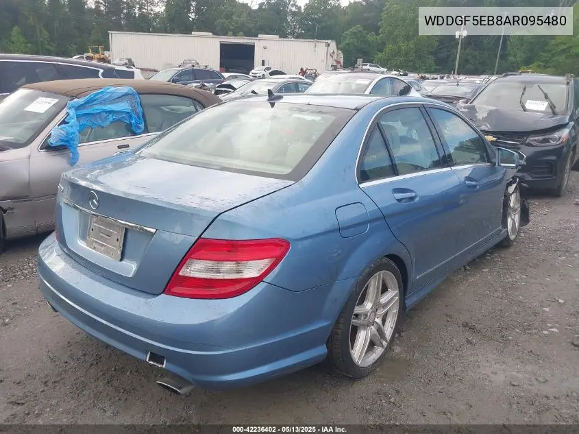 2010 Mercedes-Benz C 300 Luxury/Sport VIN: WDDGF5EB8AR095480 Lot: 42236402