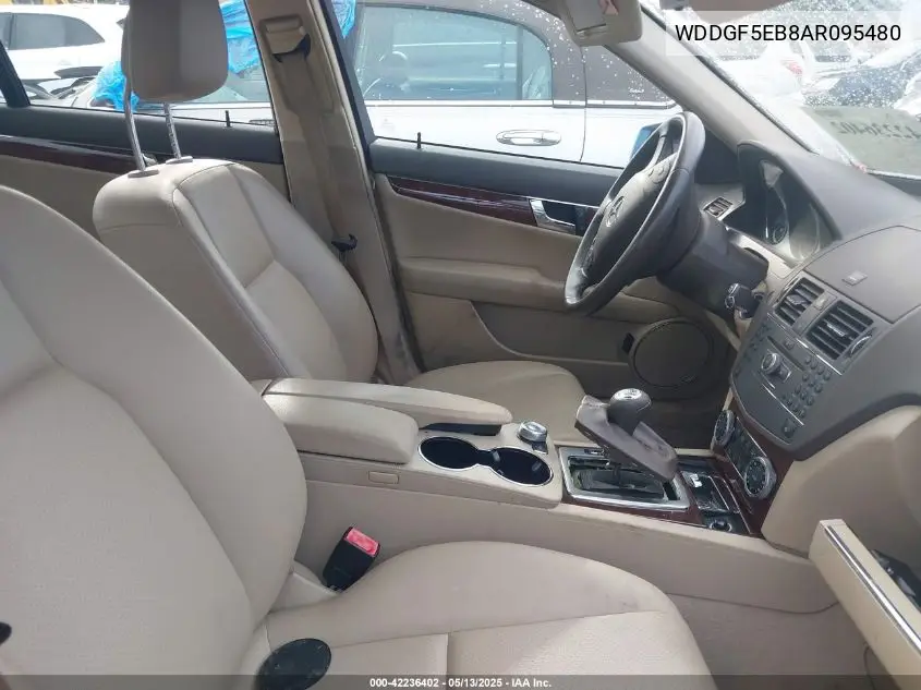 2010 Mercedes-Benz C 300 Luxury/Sport VIN: WDDGF5EB8AR095480 Lot: 42236402