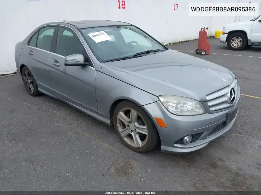 2010 Mercedes-Benz C 300 Luxury 4Matic/Sport 4Matic VIN: WDDGF8BB8AR095386 Lot: 42628552