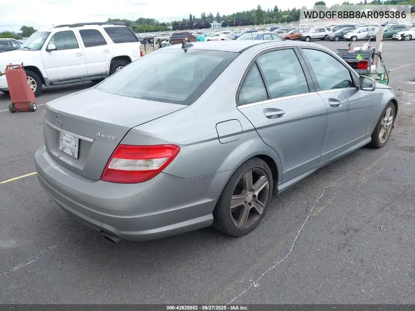 2010 Mercedes-Benz C 300 Luxury 4Matic/Sport 4Matic VIN: WDDGF8BB8AR095386 Lot: 42628552