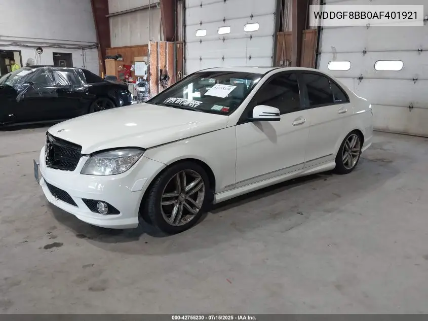 wddgf8bb0af401921 WDDGF8BB0AF401921 2010 Mercedes-Benz C 300 Luxury 4Matic/Sport 4Matic