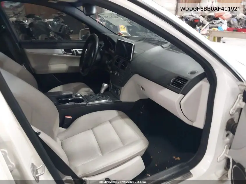 wddgf8bb0af401921 WDDGF8BB0AF401921 2010 Mercedes-Benz C 300 Luxury 4Matic/Sport 4Matic