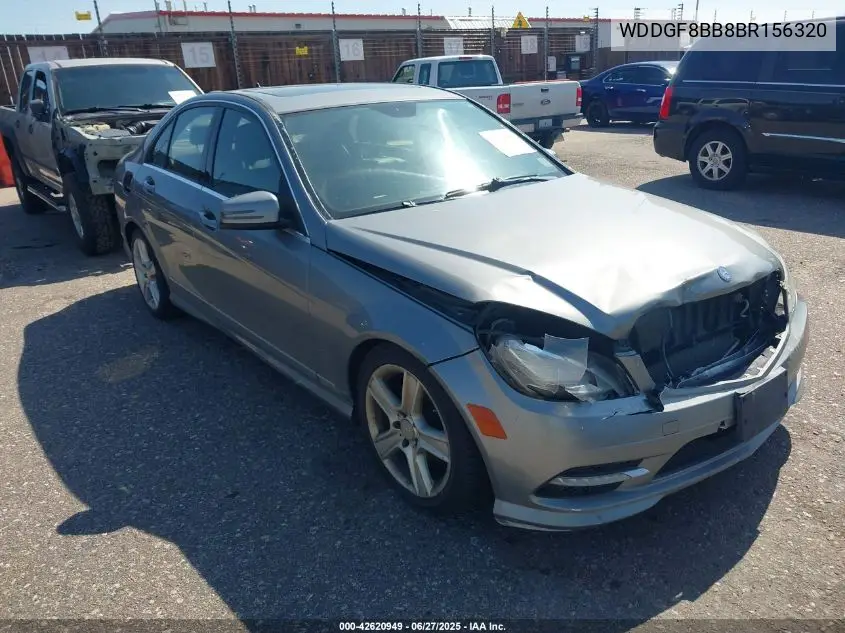 2011 Mercedes-Benz C 300 Luxury 4Matic/Sport 4Matic VIN: WDDGF8BB8BR156320 Lot: 42620949