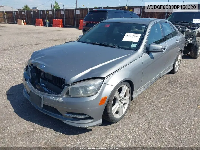 2011 Mercedes-Benz C 300 Luxury 4Matic/Sport 4Matic VIN: WDDGF8BB8BR156320 Lot: 42620949