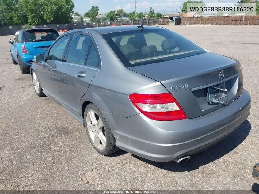 2011 Mercedes-Benz C 300 Luxury 4Matic/Sport 4Matic VIN: WDDGF8BB8BR156320 Lot: 42620949