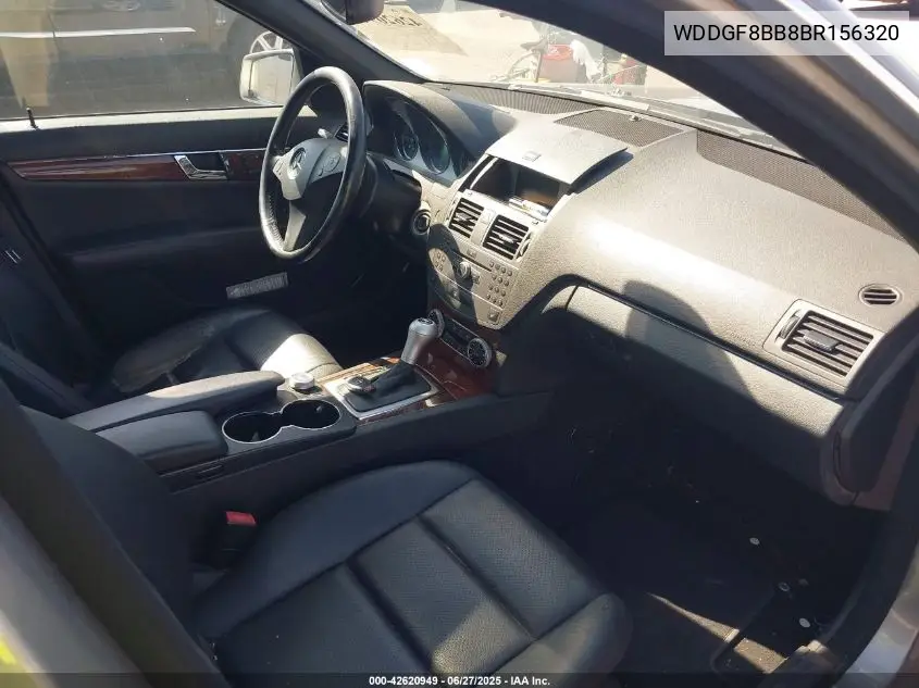 2011 Mercedes-Benz C 300 Luxury 4Matic/Sport 4Matic VIN: WDDGF8BB8BR156320 Lot: 42620949