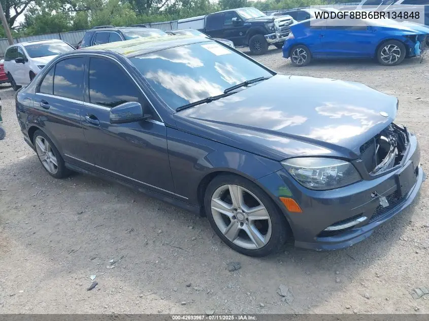 2011 Mercedes-Benz C 300 Luxury 4Matic/Sport 4Matic VIN: WDDGF8BB6BR134848 Lot: 42693967