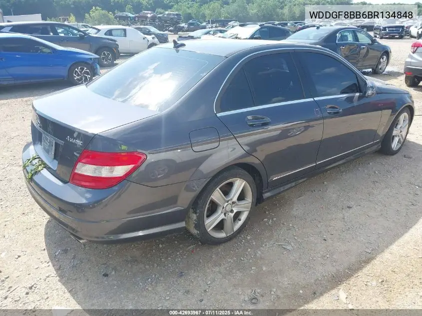 2011 Mercedes-Benz C 300 Luxury 4Matic/Sport 4Matic VIN: WDDGF8BB6BR134848 Lot: 42693967
