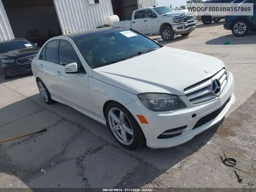2011 Mercedes-Benz C 300 Luxury 4Matic/Sport 4Matic VIN: WDDGF8BB8BR157869 Lot: 42709814