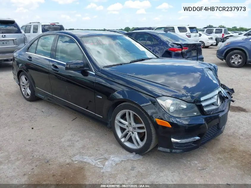2012 Mercedes-Benz C 250 Luxury/Sport VIN: WDDGF4HB7CR237973 Lot: 42590795