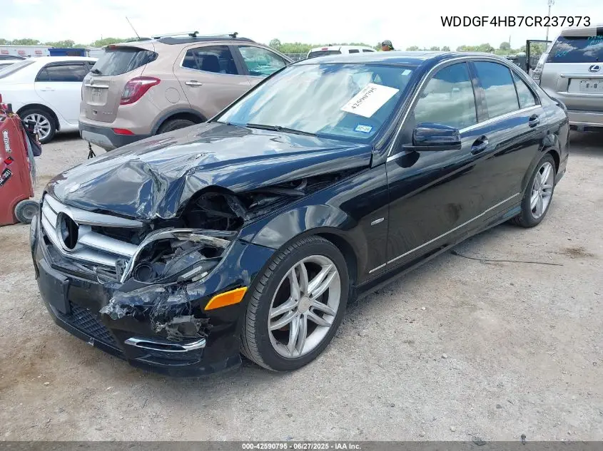 2012 Mercedes-Benz C 250 Luxury/Sport VIN: WDDGF4HB7CR237973 Lot: 42590795