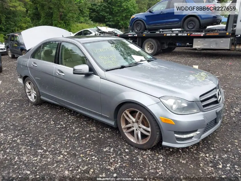 2012 Mercedes-Benz C 300 Luxury 4Matic/Sport 4Matic VIN: WDDGF8BB6CR227659 Lot: 42707331