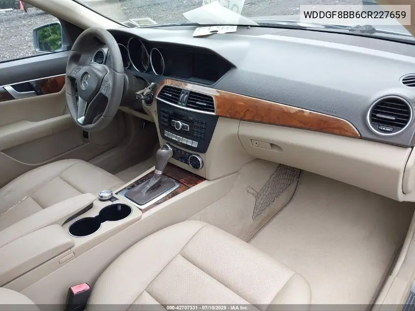 2012 Mercedes-Benz C 300 Luxury 4Matic/Sport 4Matic VIN: WDDGF8BB6CR227659 Lot: 42707331
