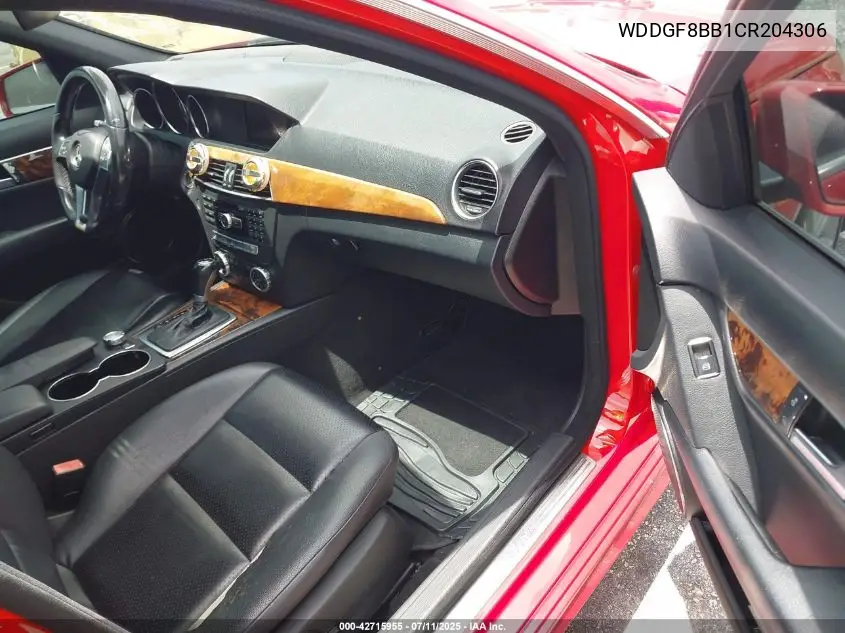 2012 Mercedes-Benz C 300 Luxury 4Matic/Sport 4Matic VIN: WDDGF8BB1CR204306 Lot: 42715955